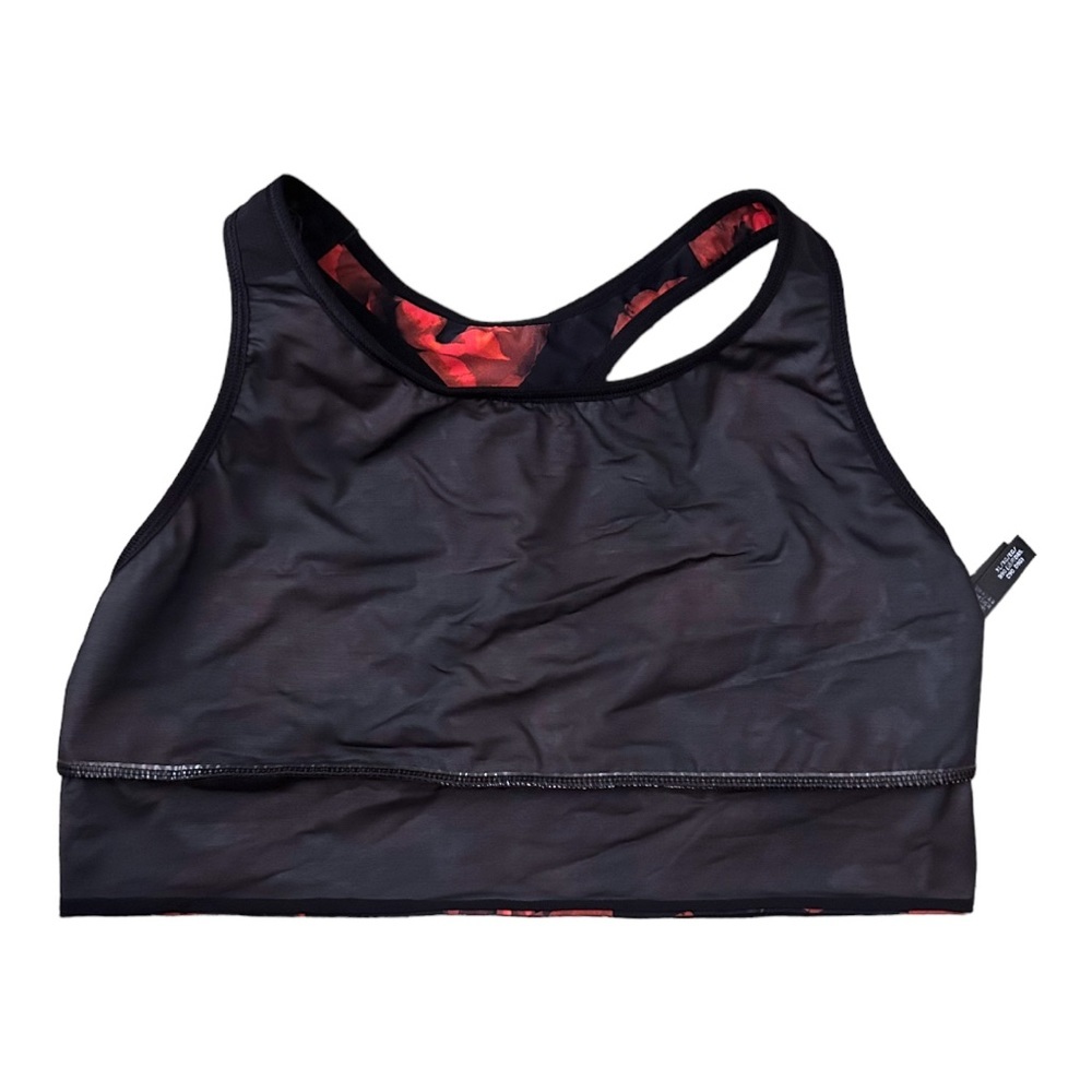 Victoria Secret Sport Rose Graphic Print Racerback Bra - Picture 5 of 5